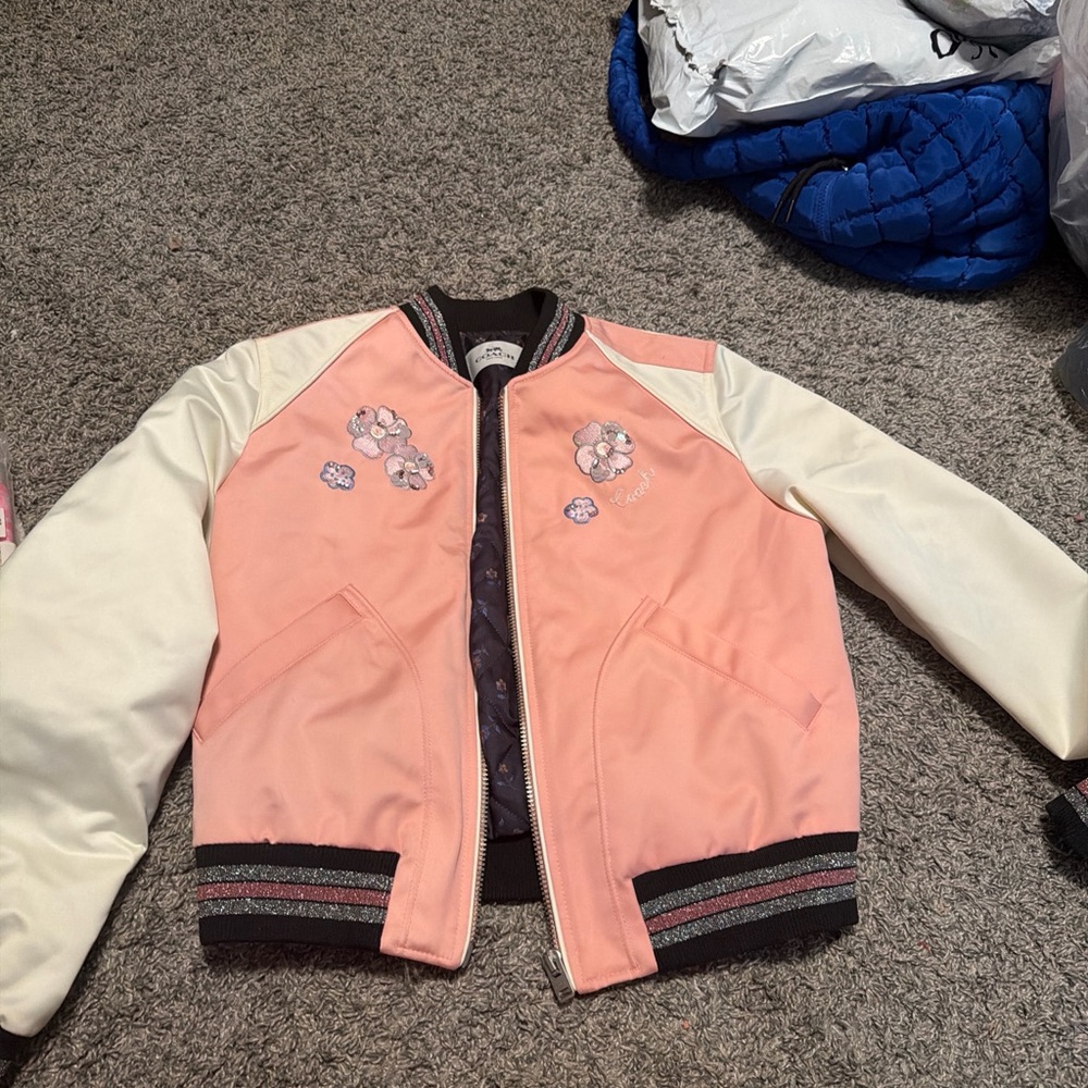 COACH jacket. size small. paid $400 asking $50. slight stain on the back sleeve